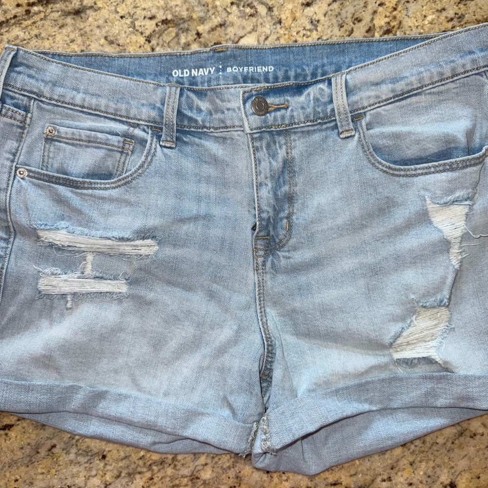 Old Navy Light Blue Denim Shorts
